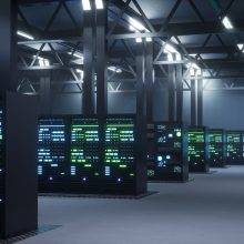 Modern data center providing cloud services, enabling businesses to access computing resources and storage on demand over internet. Server room infrastructure 3D render animation SSUCv3H4sIAAAAAAAAA41PS46DMAy9i9dBAlEY4CrVLEziQtRAUGKmqhB3HweoZjte2c/2+2xgDXTQFFjXWDSZrm6U3XT9yNqy1RlW1FZViUZjDwoMMkFXlFJfZV43ZdGWuZSCHqPV0G1gnVsjB2TrZzlVEGg2FI6WjGUfLDro8l1BZOQ1UpQ3mbRwD7I95g/ffUu4GBTxuPap2dU/sW8FONCs34l/T0Yc4SF3l9XzxRSmS9vzmCwKiV9nDu+TyHm/YO8k8QNdJAUjxigH5gLkcQlW23m4EkhwP5397DkpHX7Y66c1l9QZerSCJp0N1sV5NGSu9dpPlvkzBvqx9Pq73vf9F9KY5GOyAQAA